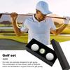 3Pcs/Set Personalized Golf Ball Gift Set with Armband Compact Portable Complete Golf Balls