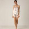 Imitation Silk Women Pajamas Suit Sling Shorts Pyjamas