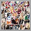 Набор из 51 наклейки Avril Star Graffiti для ноутбуков, чемоданов, самокатов, гитар и холодильников