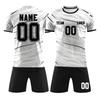 Customizable DIY Sports Jersey Set with Personalized and Number for Team Training or Short Sleeve Top and Shorts Suitable for Adults and Youth