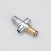 3 Way Home Office Key Angle Valve Faucet 1/2 90 Degree Lock Anti-theft Copper Angle Valve Taps Modern Design 3-Year Warranty