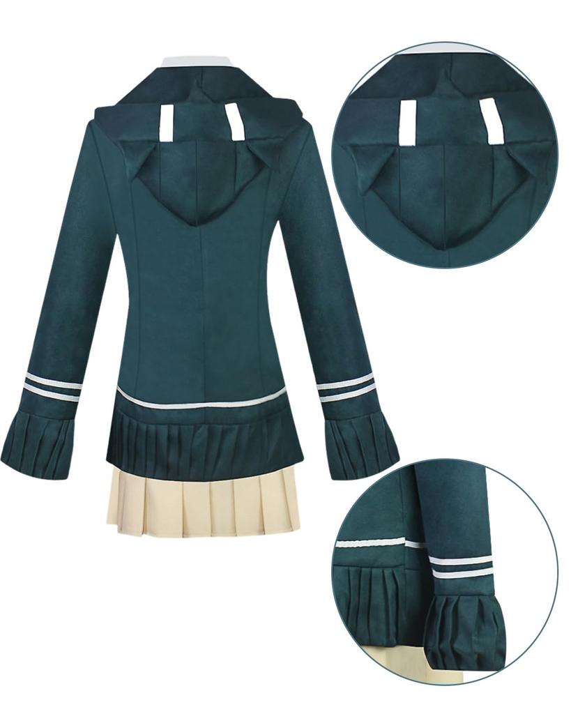 [CR ROLECOS] Nanami Chiaki Cosplay Costume, Nanami Chiaki Cosplay Uniform Costume (Nanami Chiaki, XL)