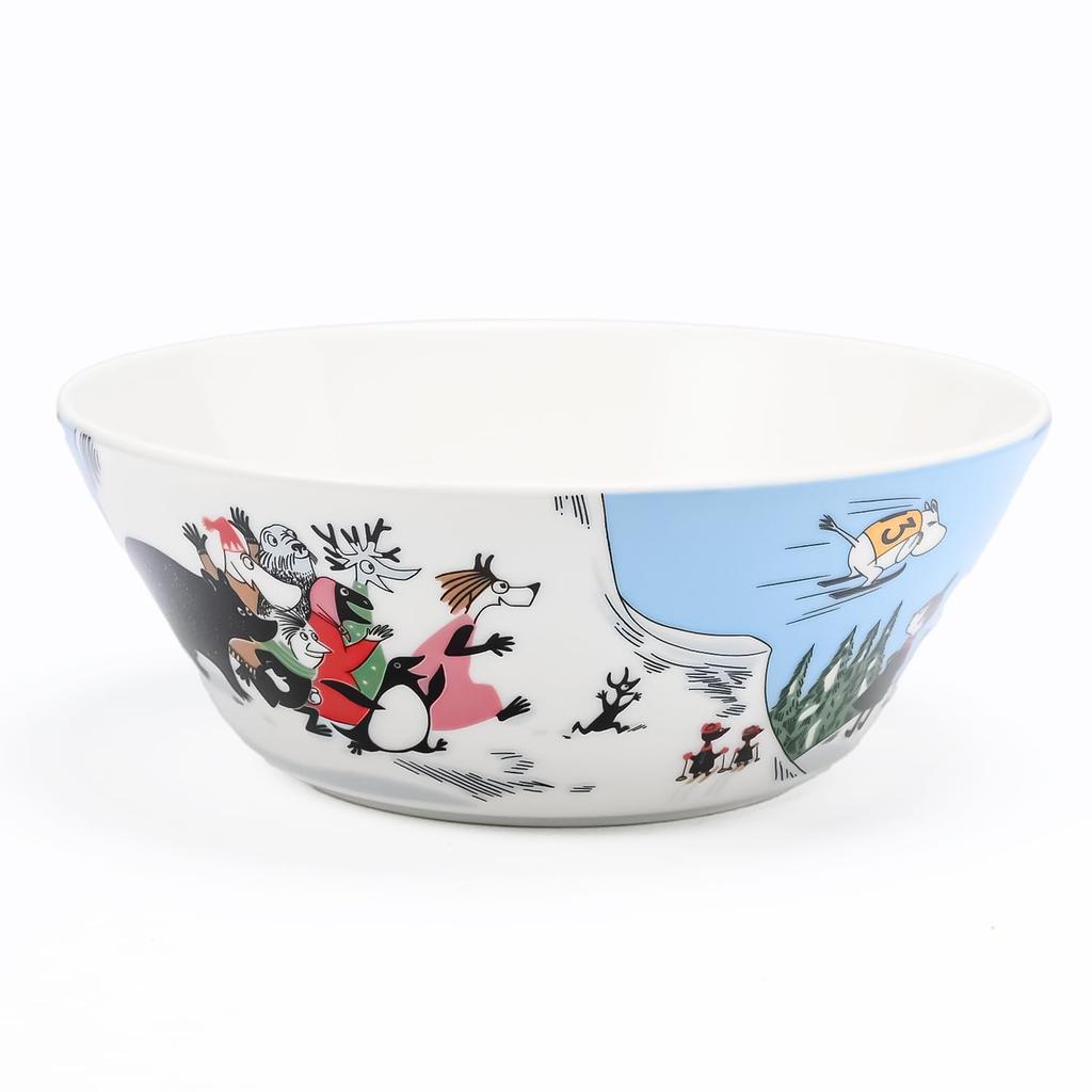 Arabia Moomin Collection Ski Jumping 1073521 Bowl, 15cm, [Used]
