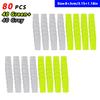 Car Wheel Hub Reflective Stripes Door Safety Opening Warning Sticker Tape Auto Rear Warning Reflective Tape Car Accessories