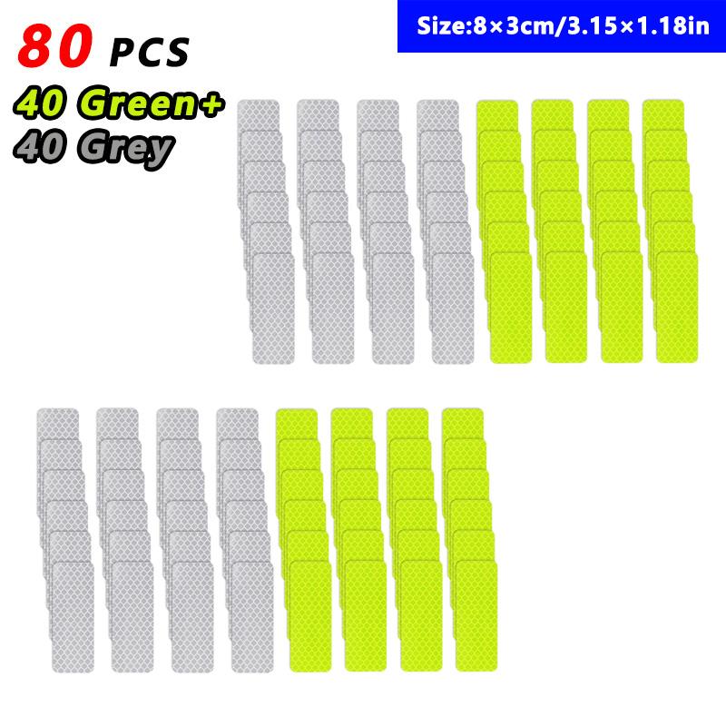 Car Wheel Hub Reflective Stripes Door Safety Opening Warning Sticker Tape Auto Rear Warning Reflective Tape Car Accessories