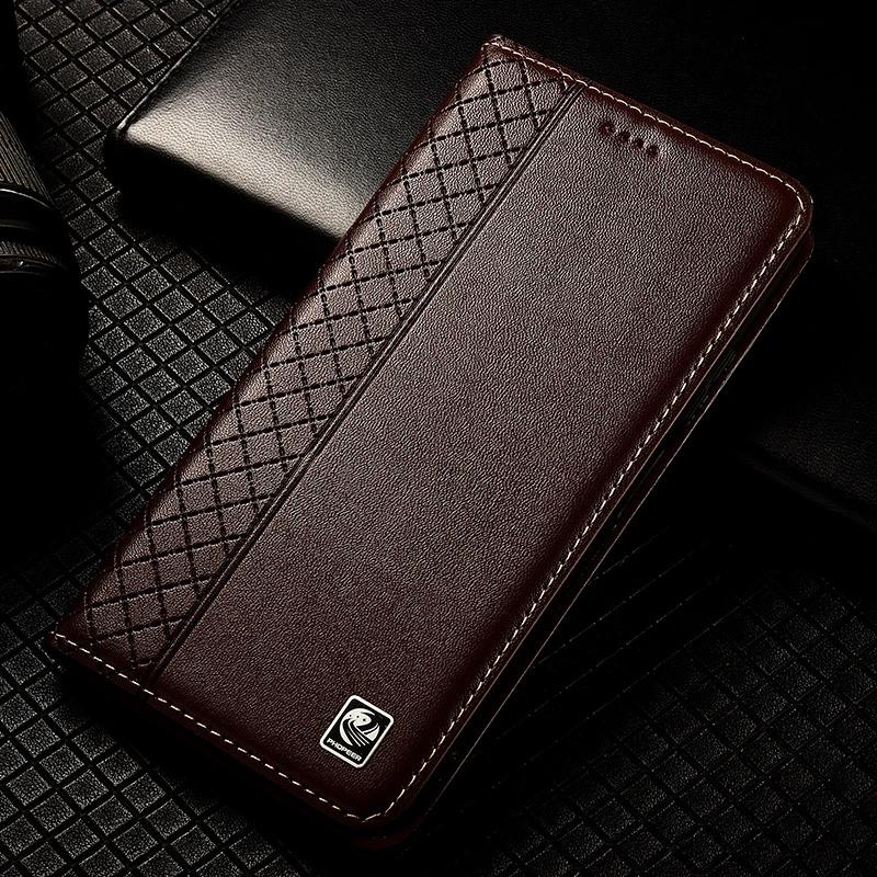 Nappa Genuine Leather Case for Realme 7 8 7i 8i 8s 9 9i Pro Plus Magnetic Flip Cover Wallet Phone Cases