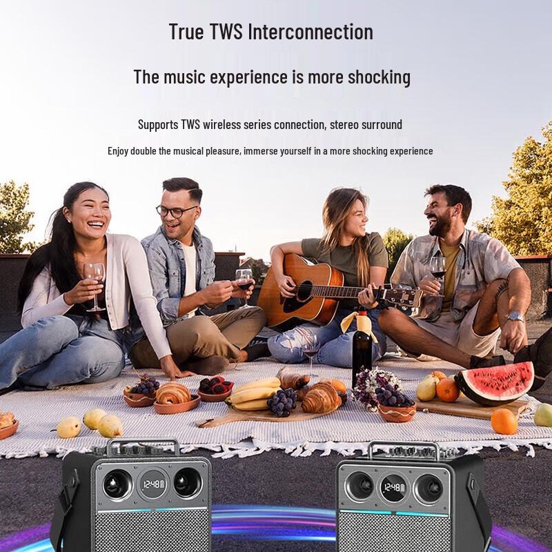 W-King T6S Portable Karaoke Bluetooth Speaker