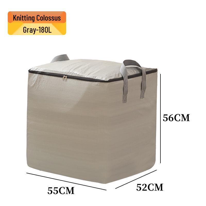 Large Capacity Woven Storage Bag for Clothes & Miscellaneous Items