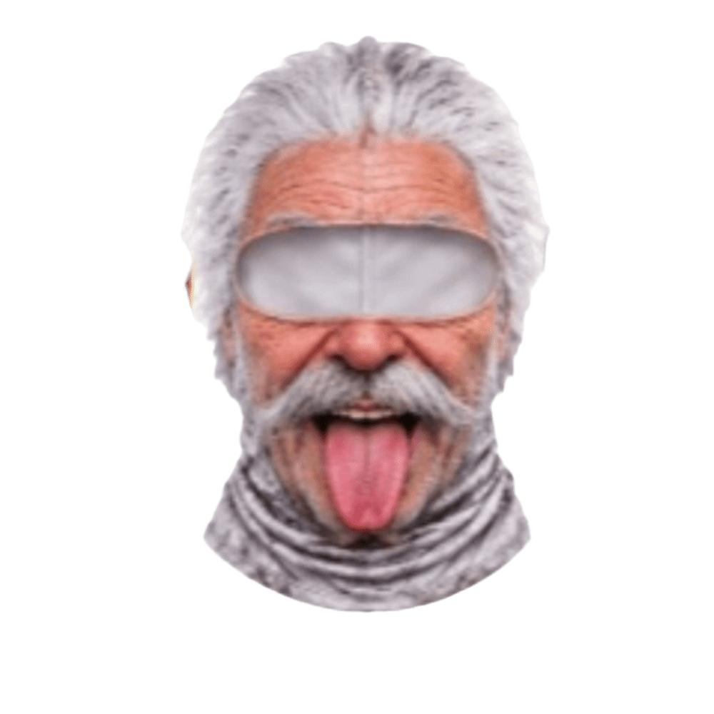 Funny Motorcycle Riding Mask Unisex Size Neck Hood Helmet Liner Funny Prank Mask Halloween