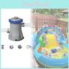 Inflatable Pool Filter Cartridge For Large Swimming Pools With Pump And