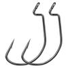 Enhanced Wide Gap Crank Hook - High Carbon Steel, Corrosion-Resistant Texas Rig Soft Bait Hook with Ringed Eye.