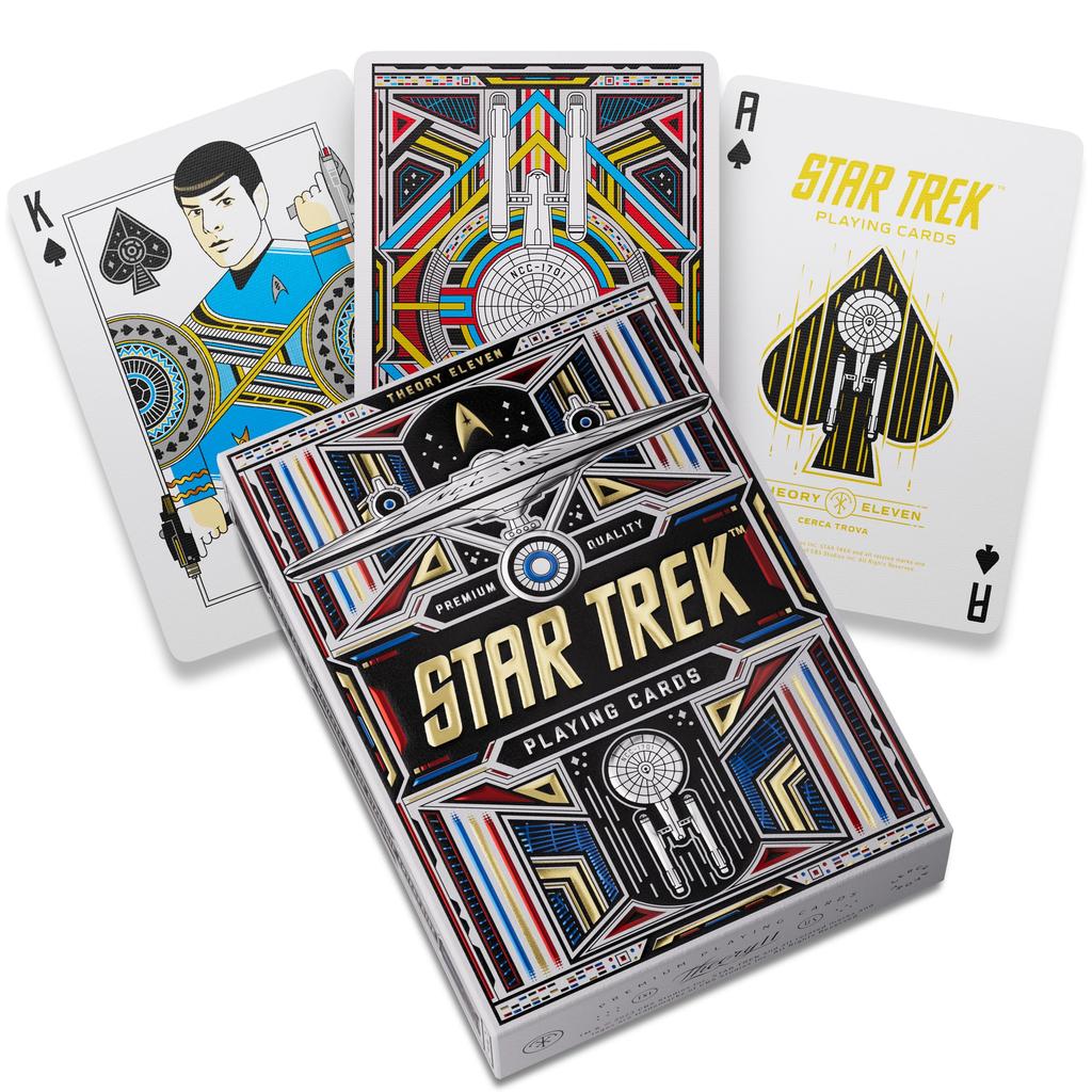theory11 Star Trek Light Premium Playing Poker Standard Premium Playing Cards Cards, Size, Index,