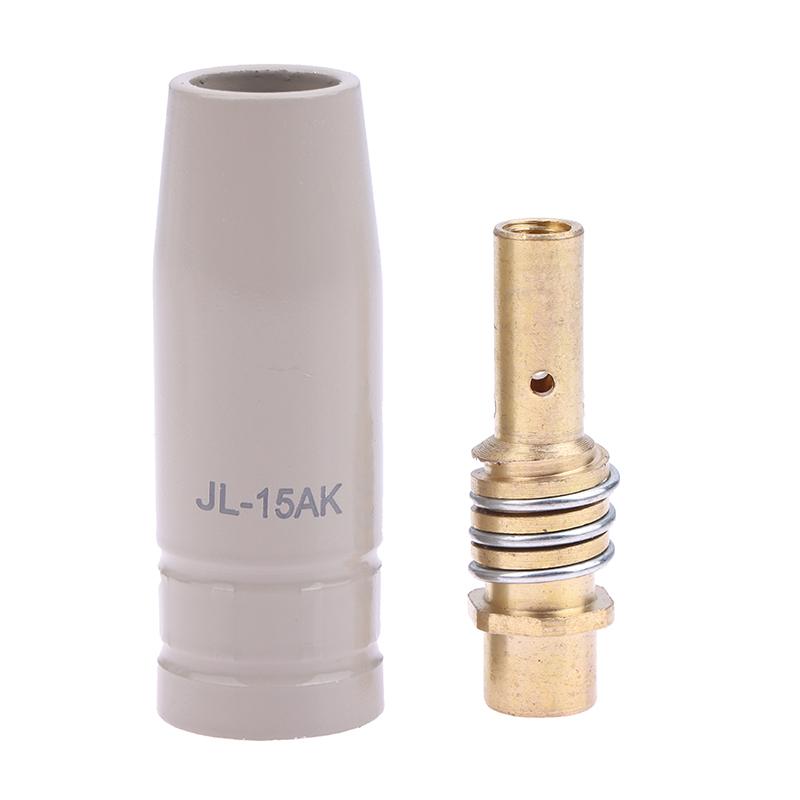 1/3Pcs 15Ak Coating Protection Nozzle 0.8/1.0/1.2Mm Contact Tips Non-Stick Welding Slag European Airless Nozzle