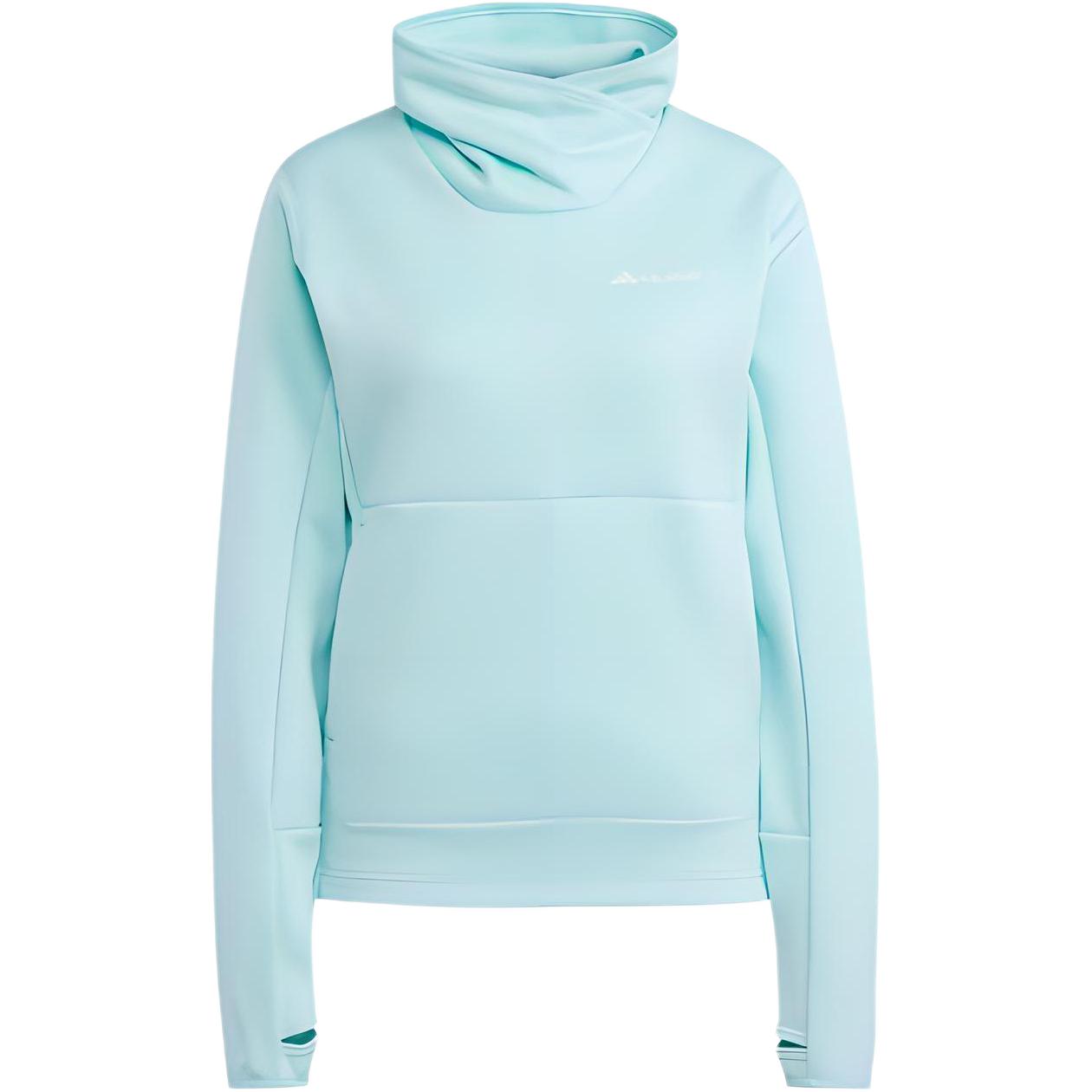 Adidas Terrex Xperior Medium Fleece Pullover Top Long Sleeve Sweatshirt Women Tops Light-Green IB1833 L