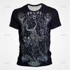 Scorpione Leone Pesci Sagittario Dodici Costellazioni T-shirt Uomo Estate T-shirt Vintage Divertente Stampa 3D T-shirt Top Casual