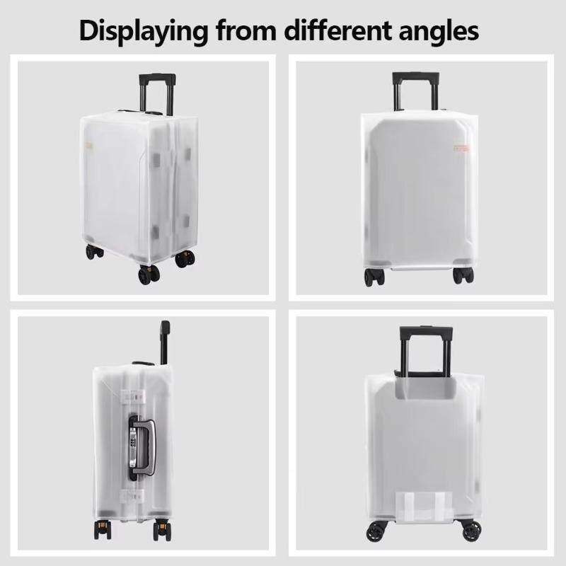 New High Quality Portable Frosted Luggage Protector Cover Waterproof Dustproof Luggage Cover Durable Suitcase Cover Protector