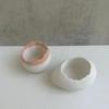 Gypsum Egg-shaped Flower Pot Handmade Mold Silicone Eggshell Candle Jar Succulents Flower Pot Accessories