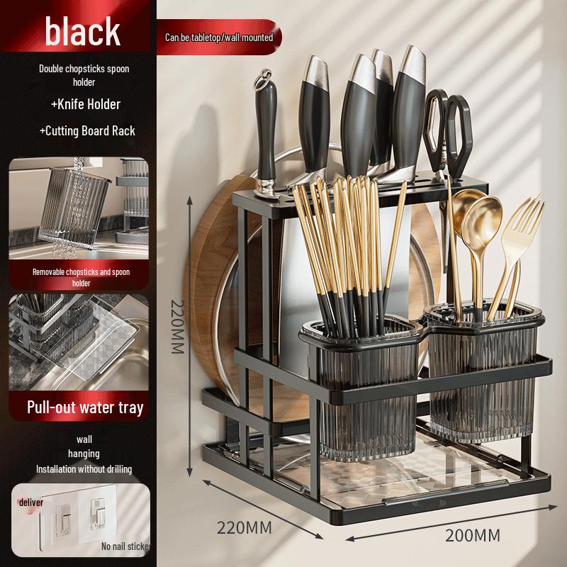 Jingqingfu Multi-functional Wall-Mounted Kitchen Organizer