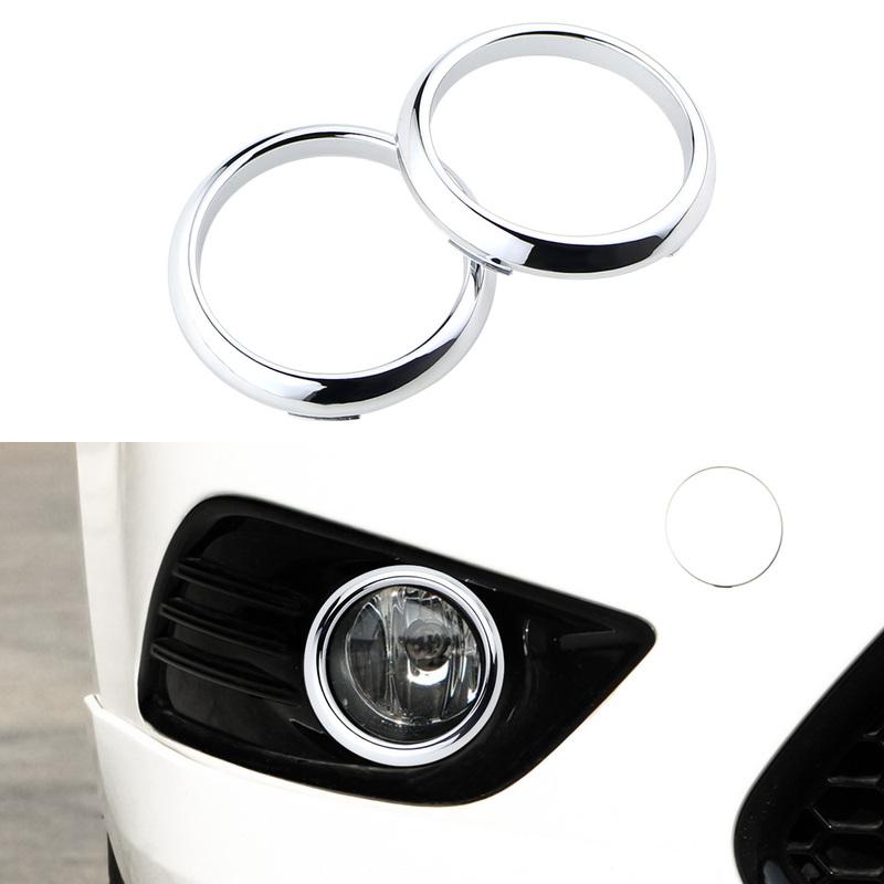 For Ford Focus 2 Mk2 Sedan Hatchback 2005 - 2011 Fog Lights Lamp Sticker 2Pcs Fog Lamp Decoration Cover Interior Accessories