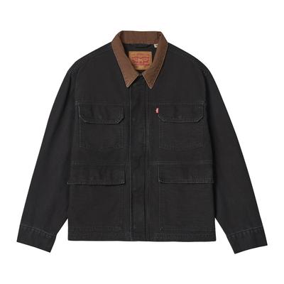 Levis Relaxed Casual Fashion Comfortable Classic Mountain Style Denim Jacket Unisex Jackets Dark 002WW-0003