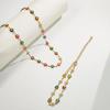 Dopamine Fresh Butterfly & Daisy Forest Necklace and Bracelet Set for Women