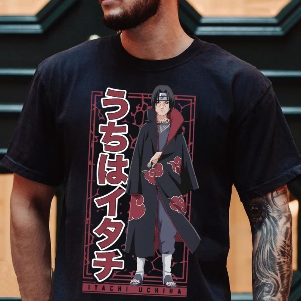 Naruto Shippuden Itachi Uchiha T-shirt, Japanese Anime Shirt, Unisex Tee, S-5XL