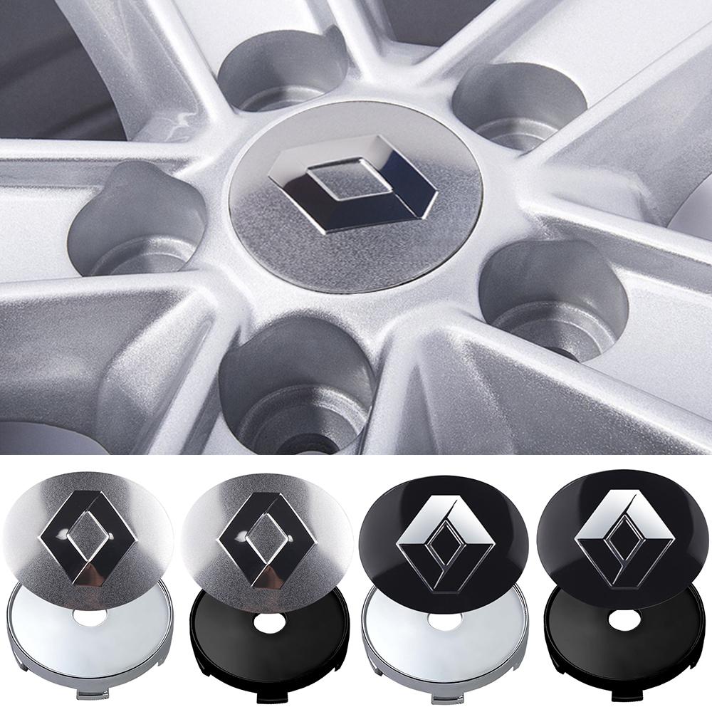 4pcs 56MM 60MM Car Wheel Center Hub Cap for Renault Megane Clio Koleos Loguna Duster Logan Twingo Rim Cover Sticker Accessories Z999