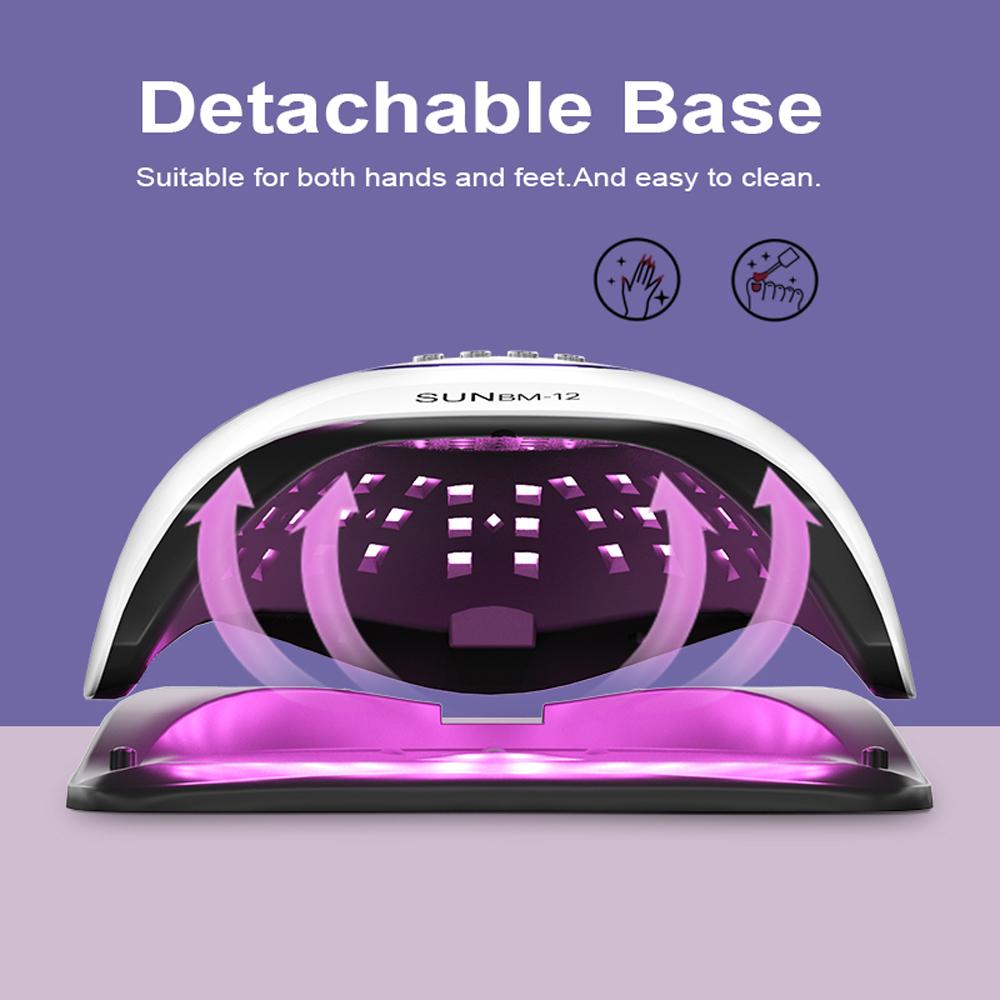 LED UV Nail Dryer Light Professional UV Nails Lamp for Nails Manicure 72 Beads Fast Curing Gel Polish Drying Lamp