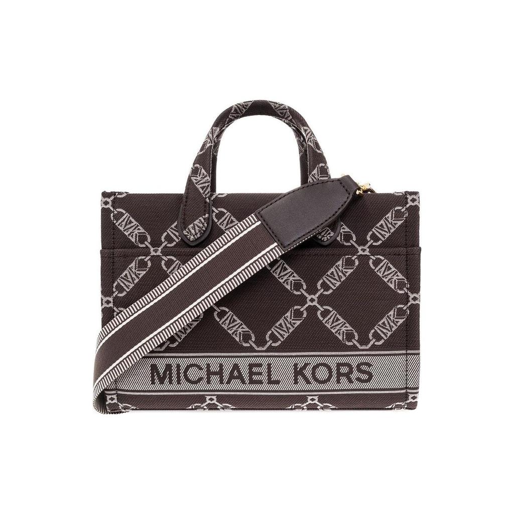 MICHAEL KORS Gigi Fabric Tote Bag, Shopping Bag, Shoulder Bag, Crossbody Bag, Handbag Small Women's Brown 30F3G3GC7J-240