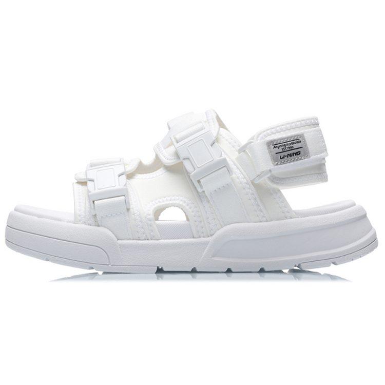 Li Ning Coca LN COCA Bequeme Sportsandalen Damen Weiß AGLR026-2