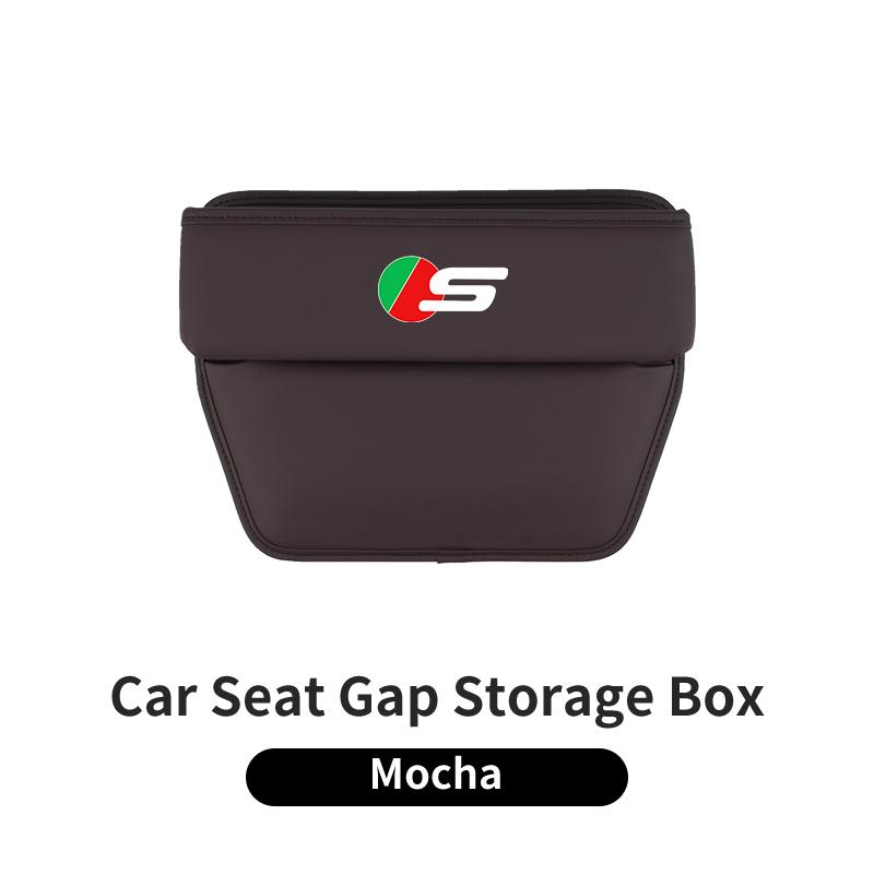 Car Seat Gap Storage Box Side Seam Organizer Leak-Proof Case Accessories For Jaguar XF XJ XFR XKR X-Type F-Pace I-Pace S-Type F PP30