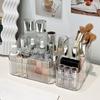 Haustier Klare Kosmetik-Aufbewahrungsbox Make-up-Organizer Lippenstift Pinsel Nagellack Parfüm Hautpflegeprodukt Tischplatten-Displayhalter