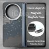 Magnetiskt MagSafe-fodral för Honor Magic V5 Kevlar Aramid Kolfiberöverdrag Ultratunt Lättviktigt Smalt Pansar Skyddande Fodral