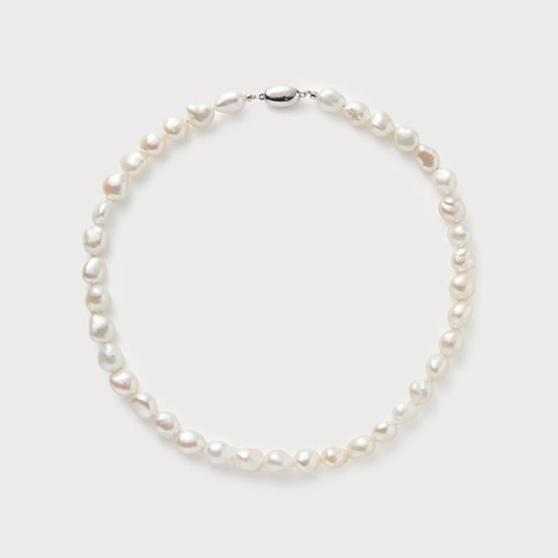 

PEARLSONATE Irregular Pearl Necklace 42cm