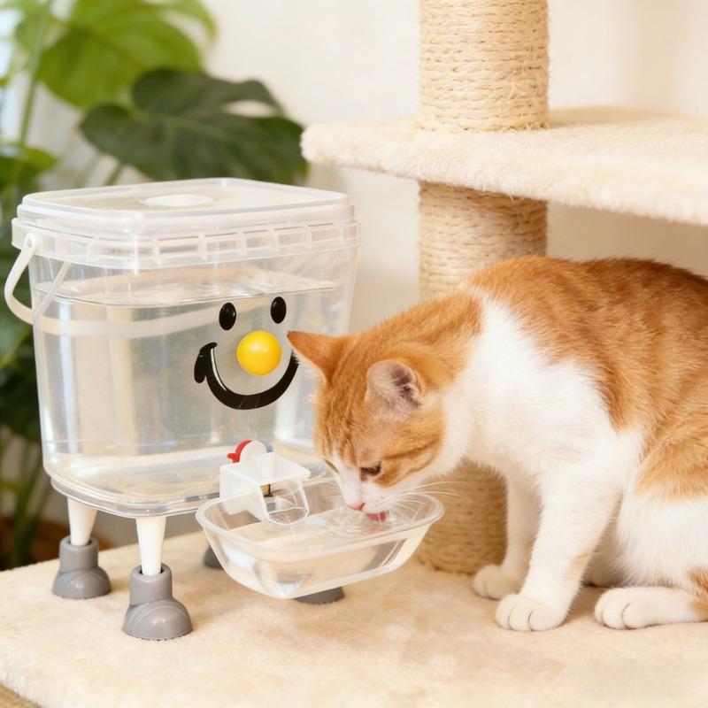 Automatischer Haustier-Wasserspender 3L – Keine Batterie oder Steckdose erforderlich, Leicht zu reinigen & Feuchtigkeitsgeschützt, Für den Innen- und Außenbereich, Vom Dopamin inspiriertes Design