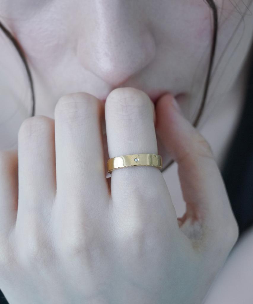 Overgrey Infinity Ring - Gold