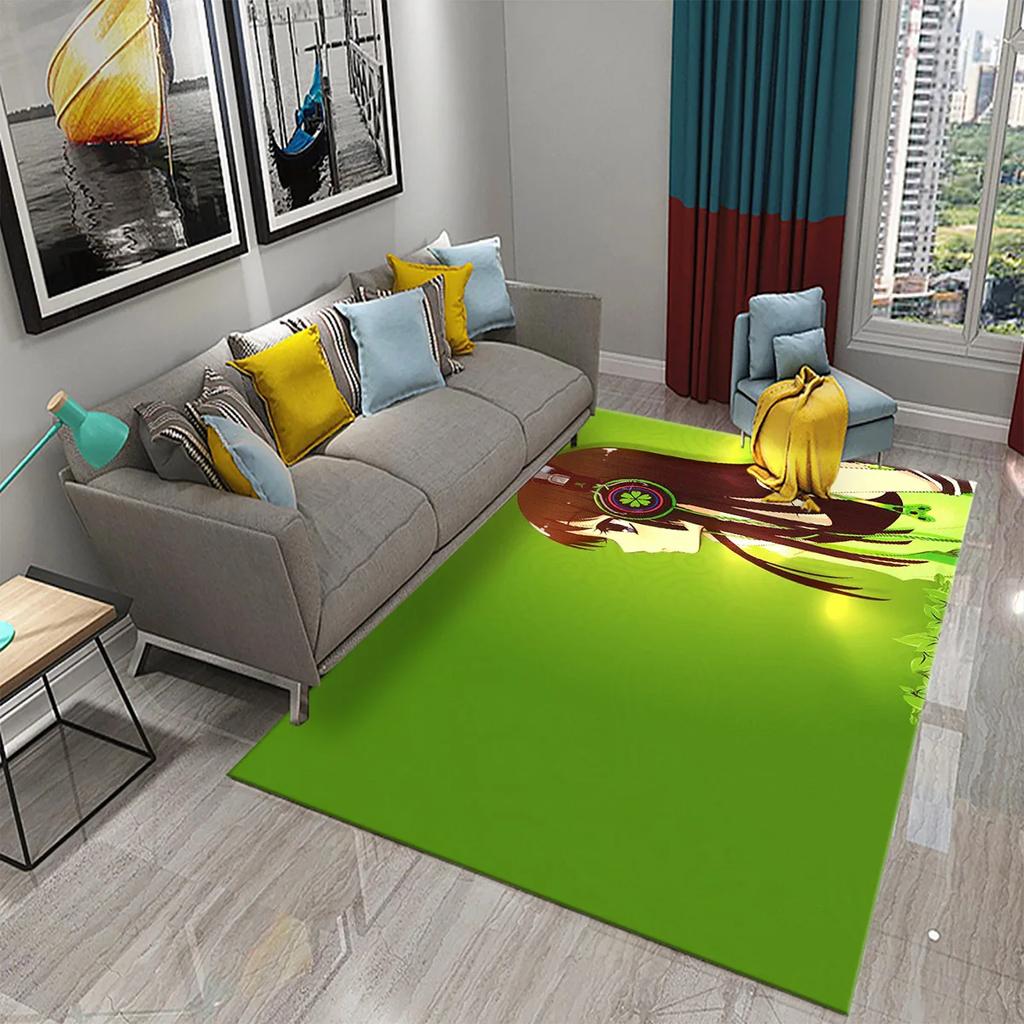 3D Lovely Cute Cartoon Pink Girl Carpet Girl Teen Bedroom Living Room Door Entrance Decoration Rug Bathroom Kitchen Non-slip Mat