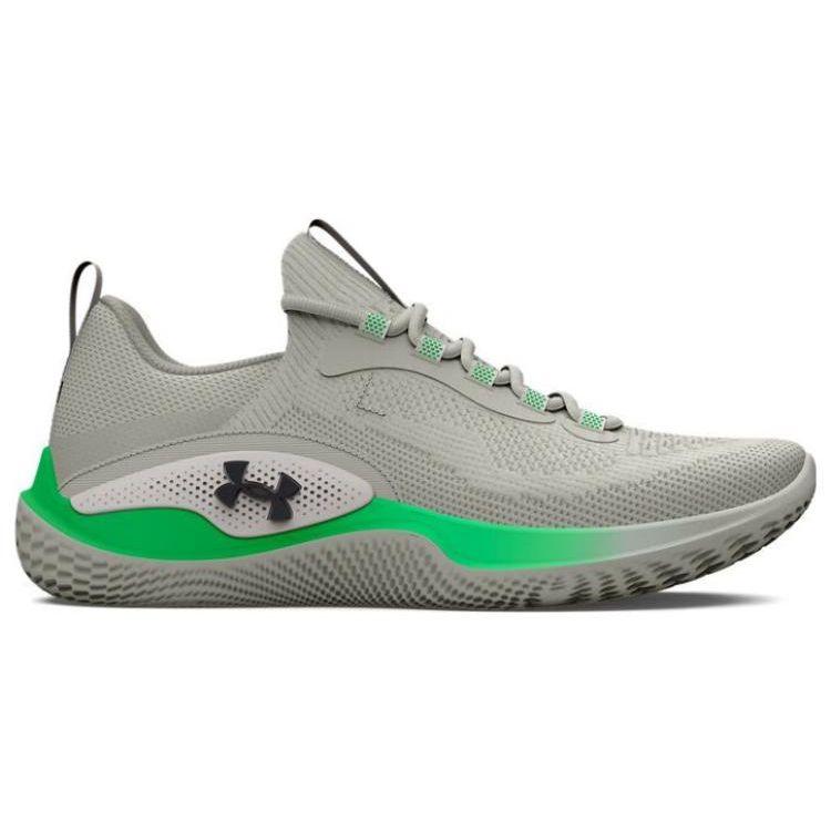 Under Armour Herren UA Flow Dynamic Trainingsschuhe Weiß Lehm Grün Bildschirm Schwarz 3026106-300