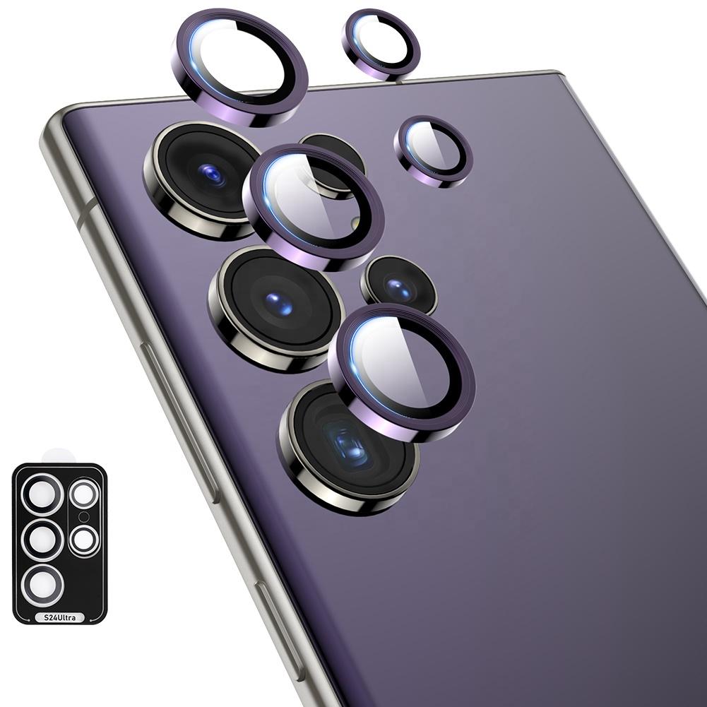 Professional Manufacturer Camera Tempered Glass Protective Film for Samsung S22 S23 S24 Ultra Lens Screen Protector