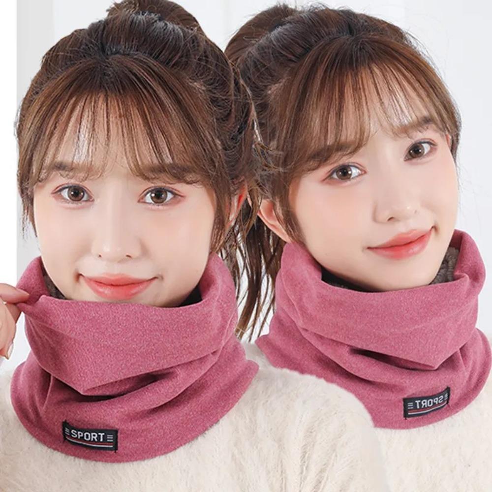 

Pashmina Neck Warmer Keep Warm Sport Scarf Fashion Neck Scarves рожевий червоний колір