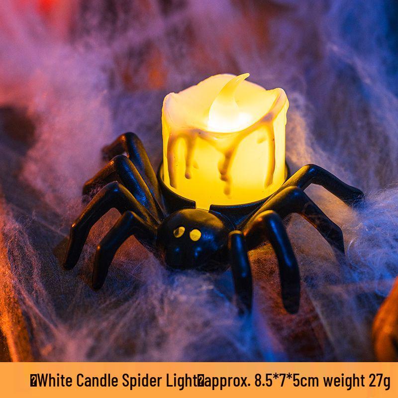 Halloween Aufleuchtendes Spinnen-Armband & Kürbislaterne für Kinder