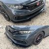 HTTYYX Auto Frontstoßstange Splitter Lippe Diffusor Karosseriekit Spoiler Schutz für Civic Hatchback/Limousine/Coupé/Type R FK7 FK8 Si 2016-2021