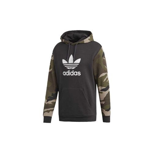 adidas originals Camo Camouflage Printing Splicing Black Men s DV2023 XS