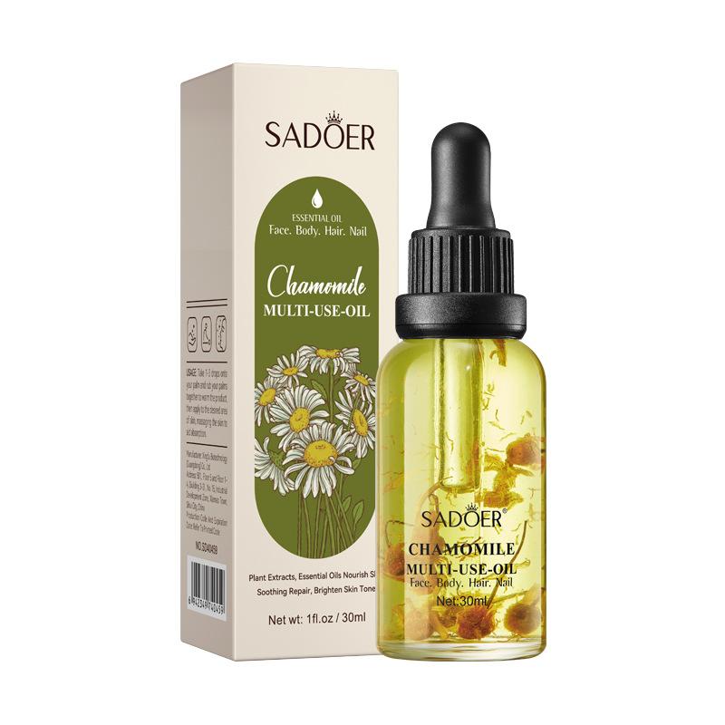 Jasmine Dried Flower Massage Oil SADOER Moisturizing and Rejuvenating Skin Body Essential Oil