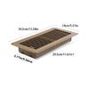 Magnetic HVAC Floor Covers 4X12 Inches Rusts Proof Steel Construction Metal Air Vent Cover With Safety Edges for Home
