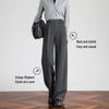 Handu Yishe Women's Tencel Wool Blend Wide-Leg Trousers