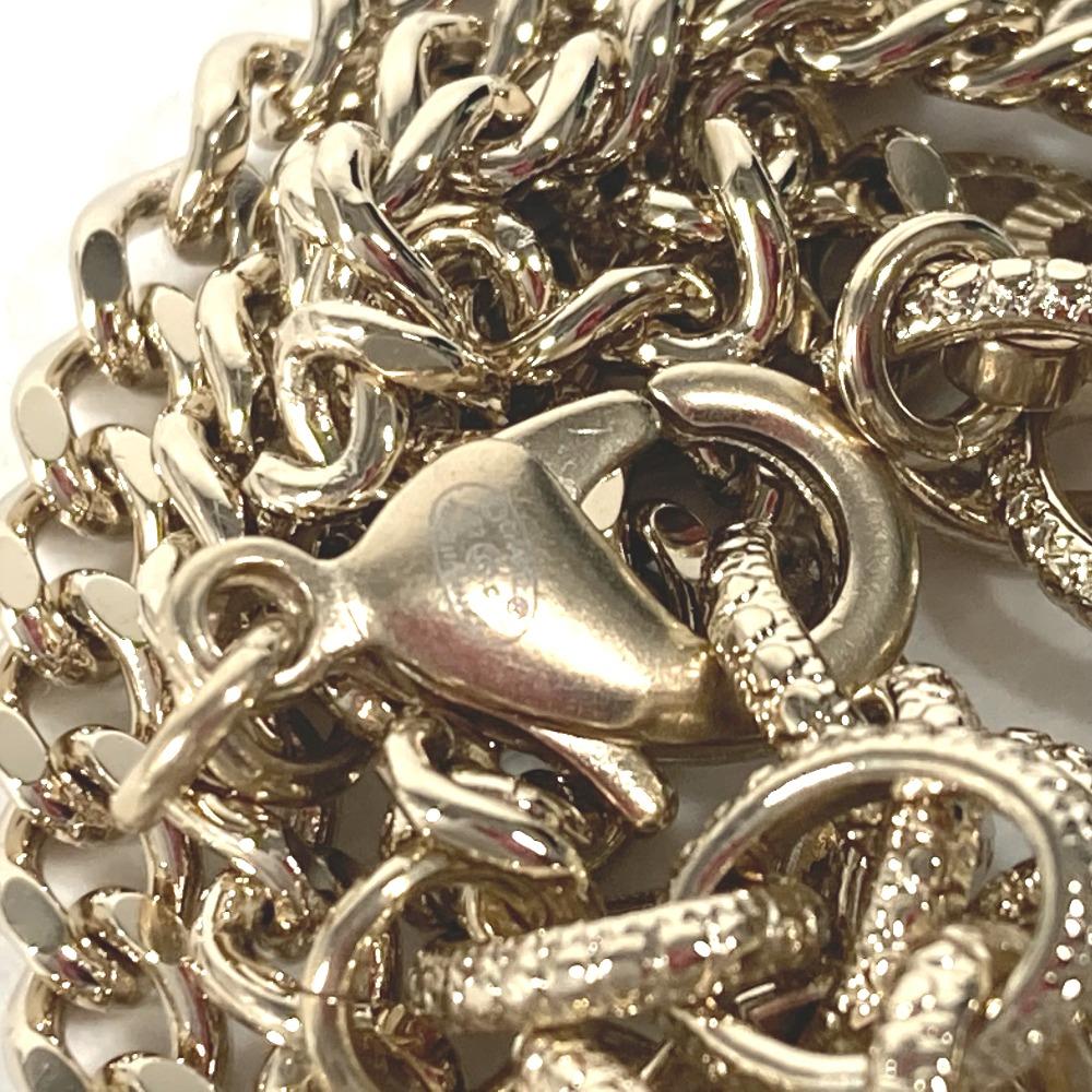 CHANEL 22C CC CC Mark Rhinestone Lipstick Long Necklace Chain Necklace Unused