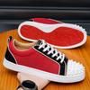 Fashion Men Casual Shoes Trend Rivet Crystal Punk Style Flat Skate Shoes Young Man Street Cool Loafers