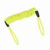 Motorcycle Bike Alarm Disc Lock Antitheft Security Spring Reminder Coil Cable Orange