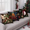 Stained Glass Christmas Tree Pillow Coversuitable For Sofa Car Bedroom Decorative Cushion Cover Pillow Cover